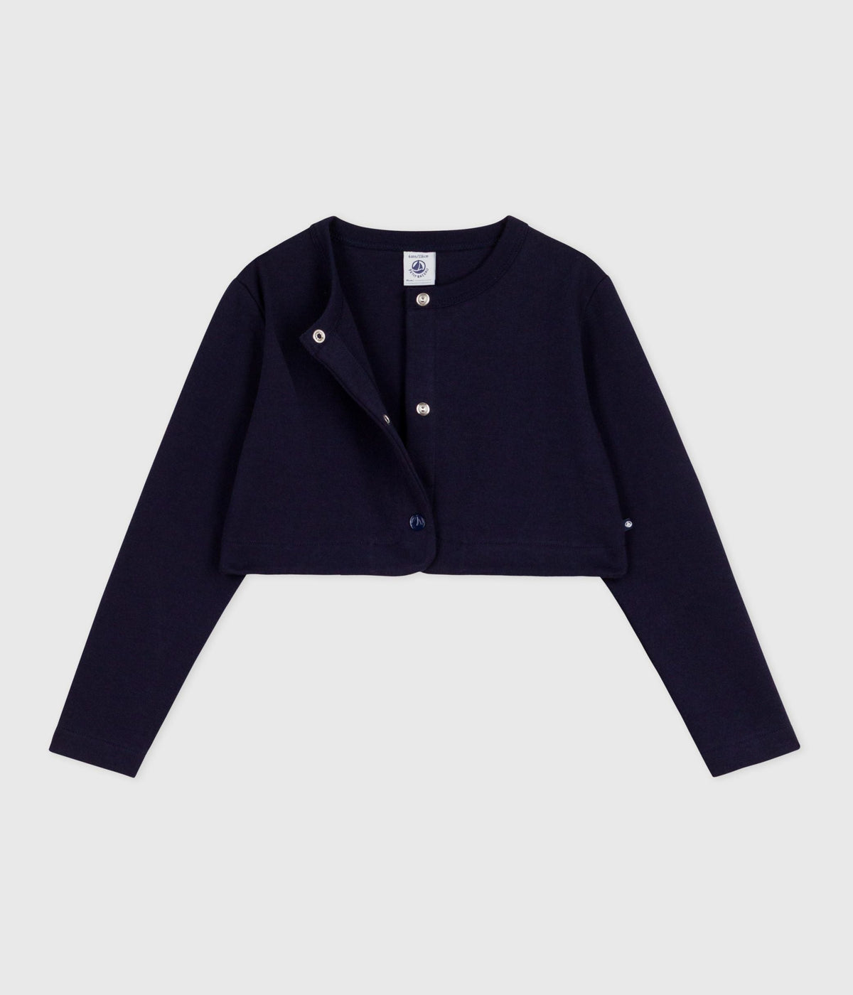 Cardigan enfant en coton uni – F2