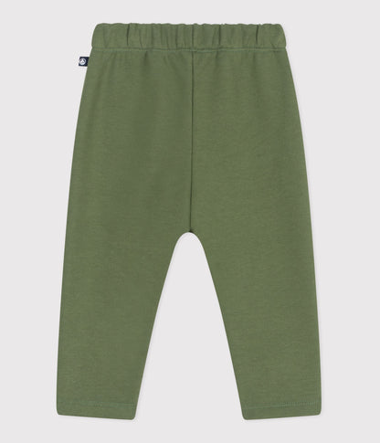 Pantalon de jogging bébé en coton uni – D1