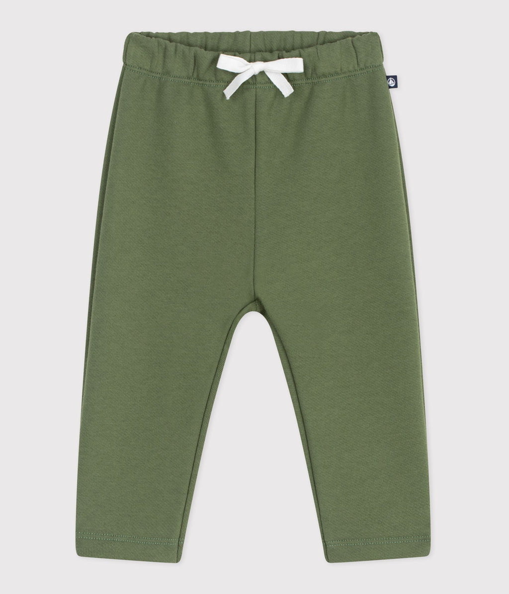 Pantalon de jogging bébé en coton uni – F1