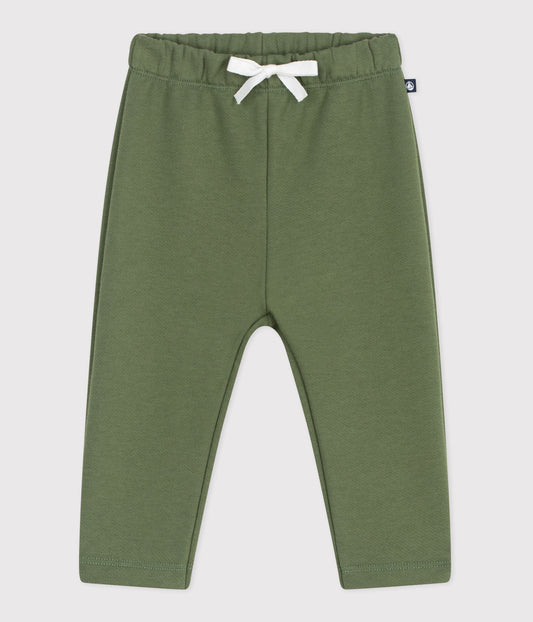 Pantalon de jogging bébé en coton uni – F1