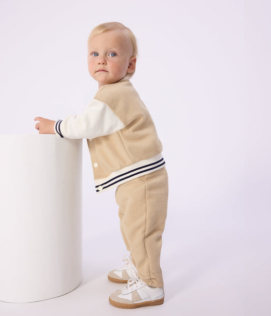 Pantalon de jogging bébé en coton uni – J1