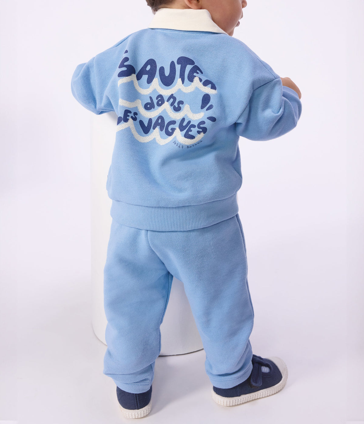 Pantalon de jogging bébé en coton uni – J1