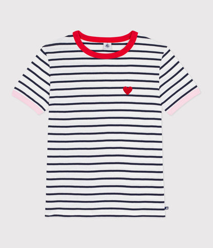 Tee-shirt femme en coton manches courtes – F1