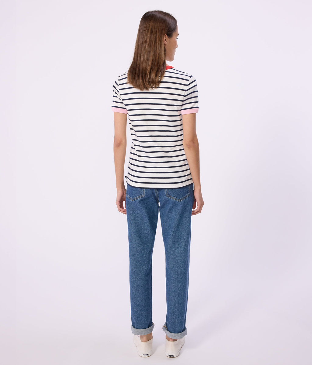 Tee-shirt femme en coton manches courtes – J2