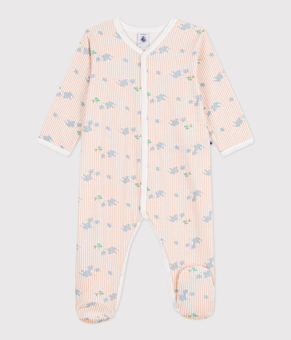 Pyjama bébé en coton imprimé éléphants – F1
