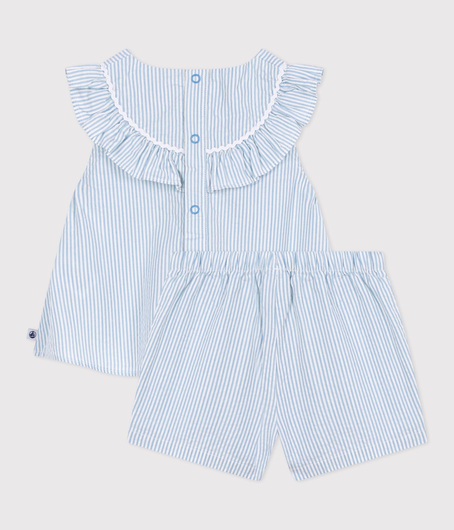 Ensemble cadeau bébé en coton : ensemble 2 pièces – D1