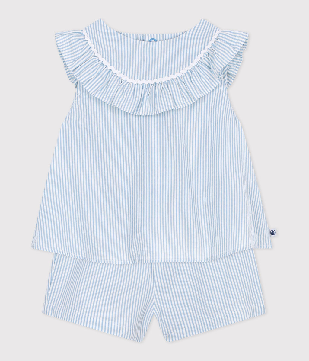 Ensemble cadeau bébé en coton : ensemble 2 pièces – F2