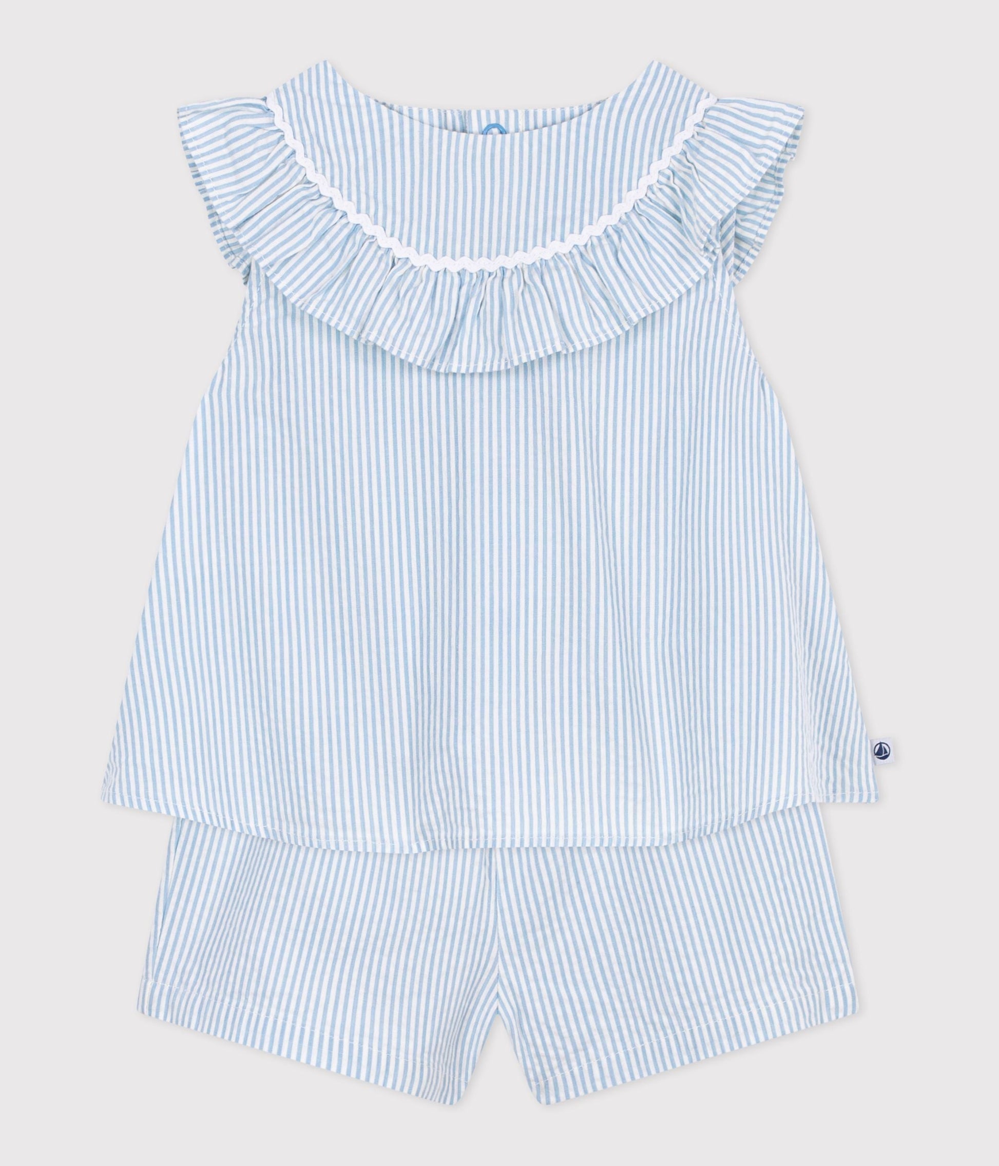 Ensemble cadeau bébé en coton : ensemble 2 pièces – F2