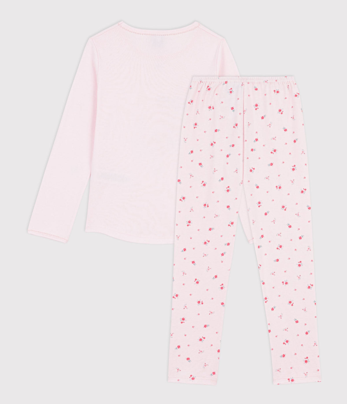 Pyjama enfant en coton à motif fleuri – D1