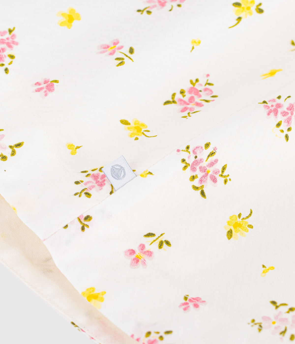 Robe sans manches enfant en coton imprimée fleurs – Z1