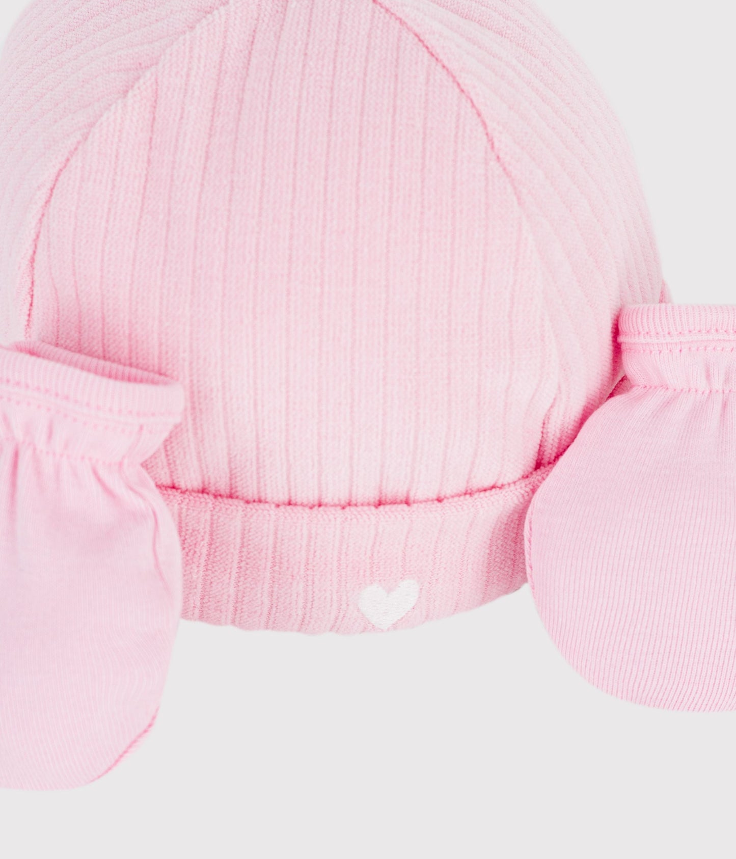 Lot de bonnet et moufles bébé en coton – Z1