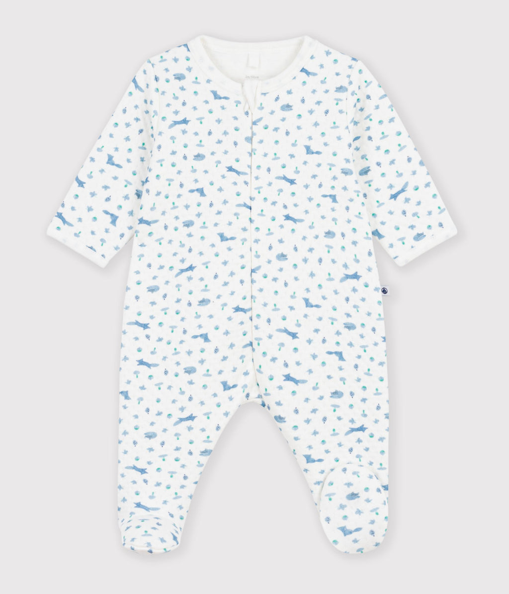 pyjama bebe en tubique imprime renard