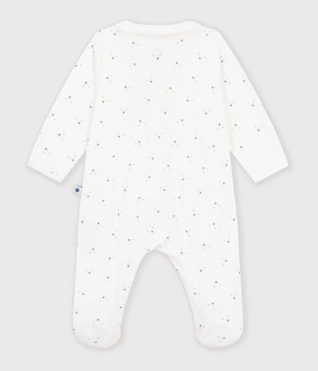 pyjama bebe en coton imprime a fleurs
