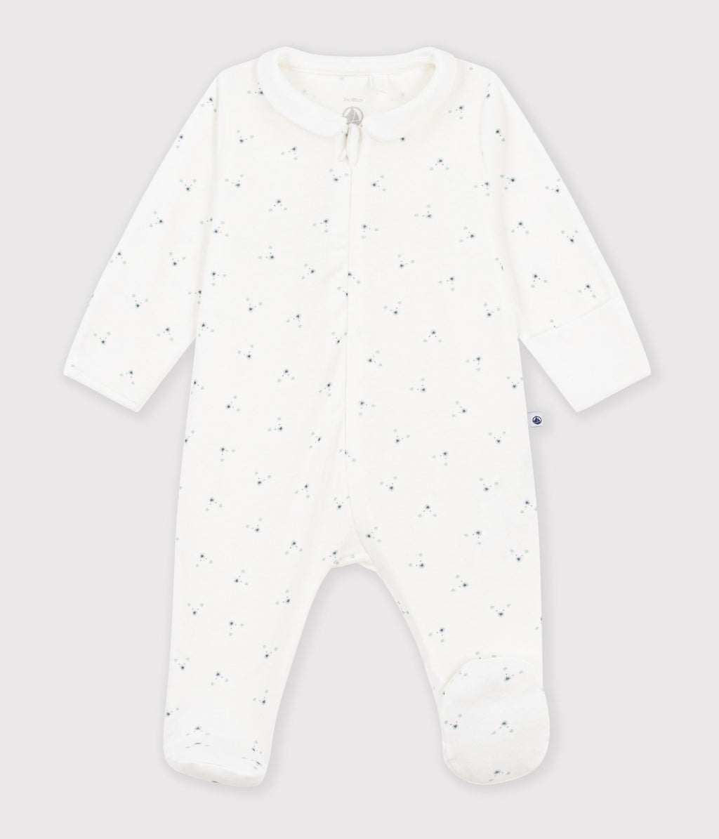 pyjama bebe en coton imprime a fleurs
