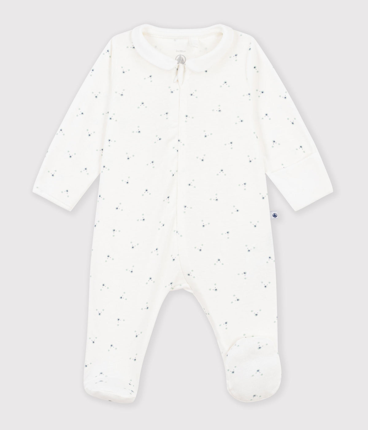 pyjama bebe en coton imprime a fleurs
