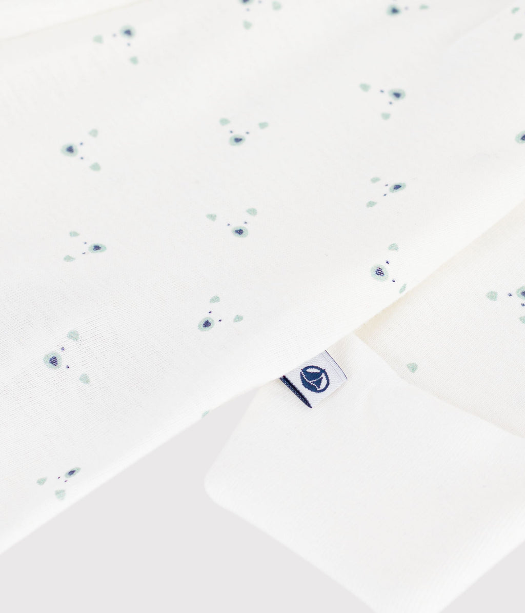 pyjama bebe en coton imprime a fleurs