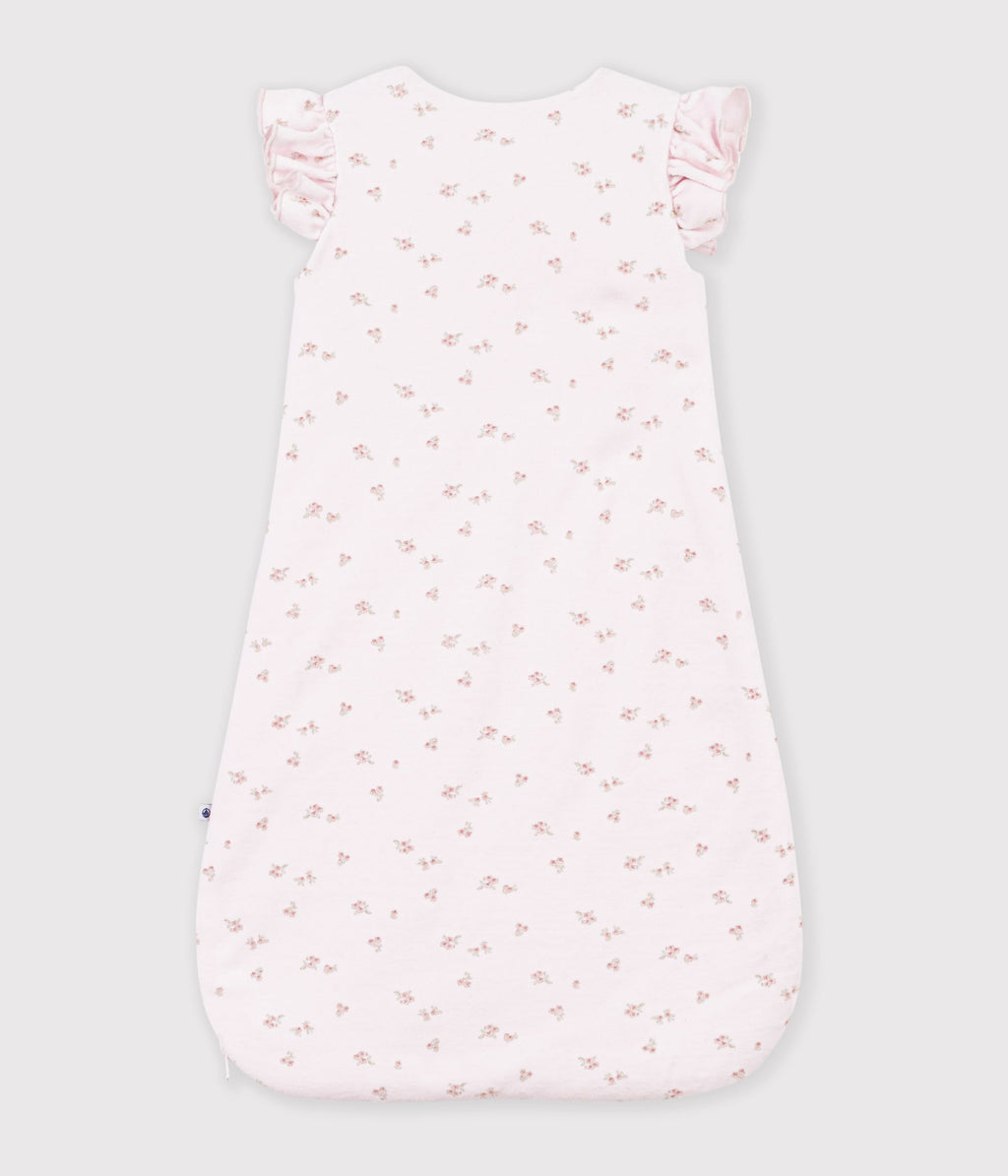 gigoteuse bebe en velours imprime fleurs tog 3