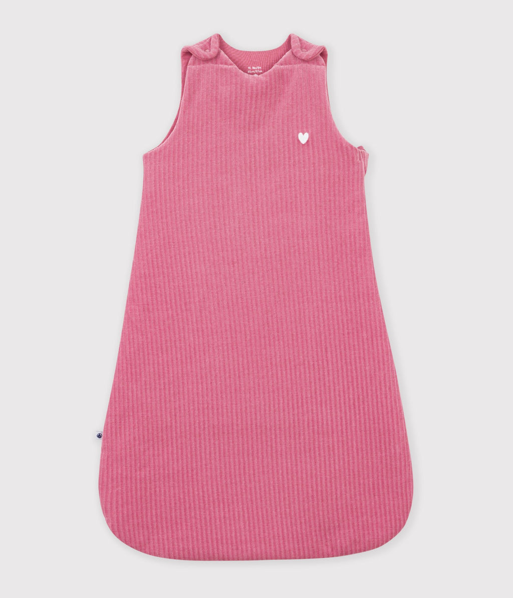 gigoteuse bebe en velours uni tog 3 rose
