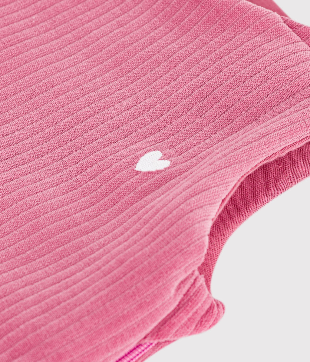 gigoteuse bebe en velours uni tog 3 rose