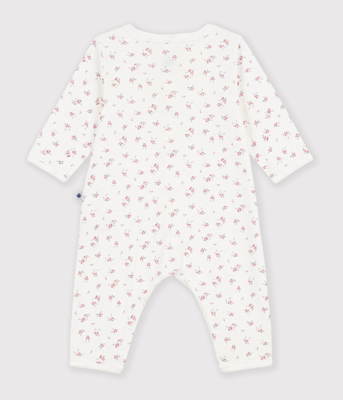 pyjama bebe sans pieds en coton imprime a fleurs