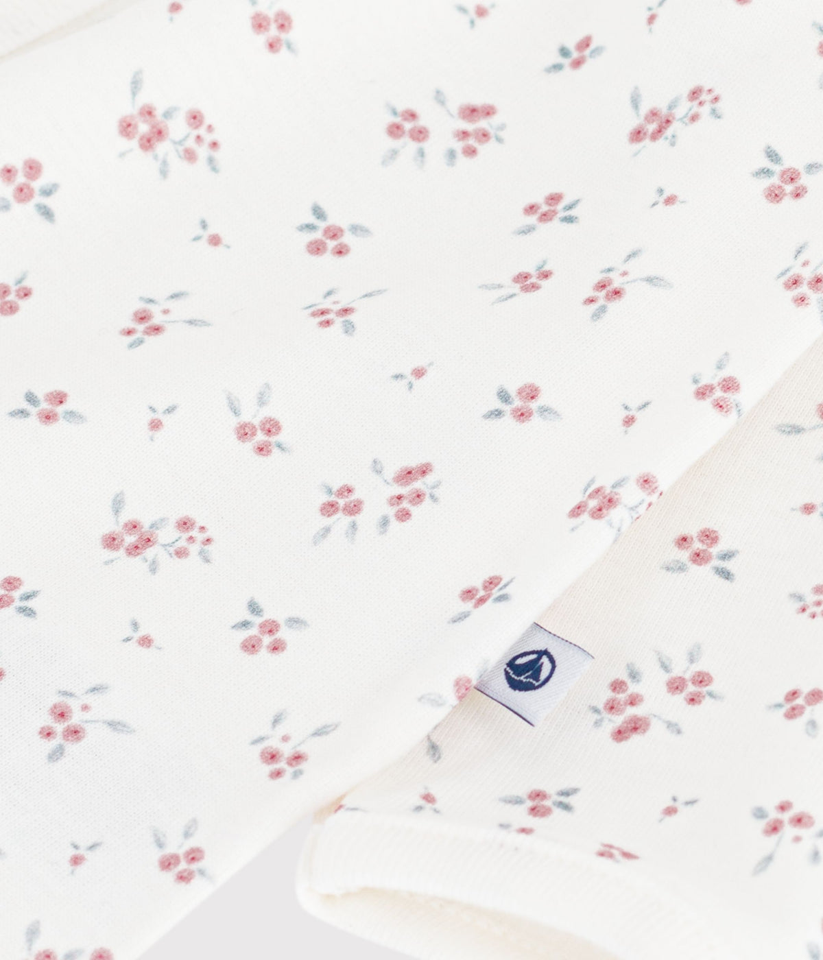 pyjama bebe sans pieds en coton imprime a fleurs