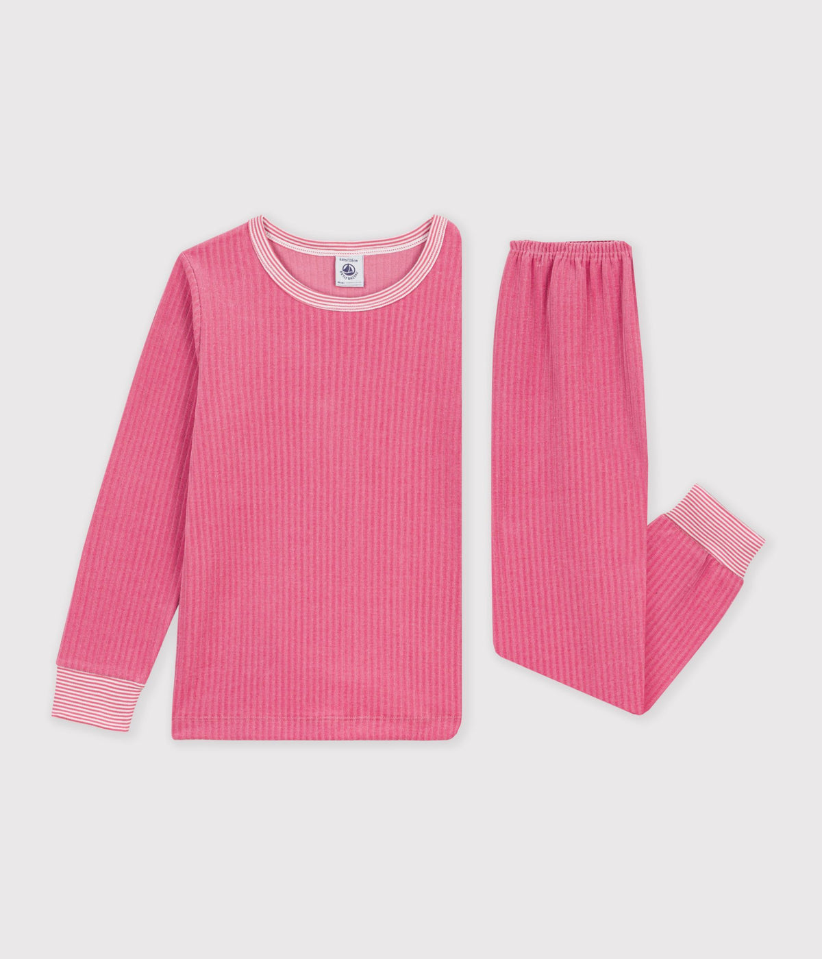 pyjama enfant en velours cotele uni