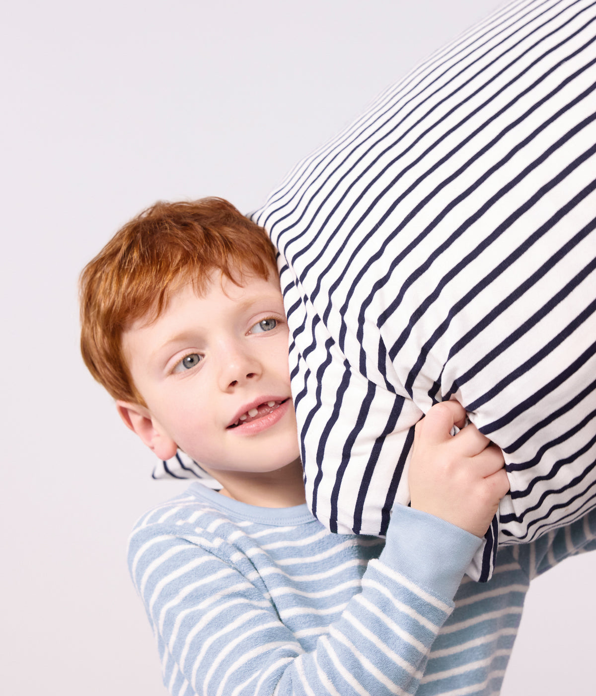 pyjama enfant en coton eponge a rayures