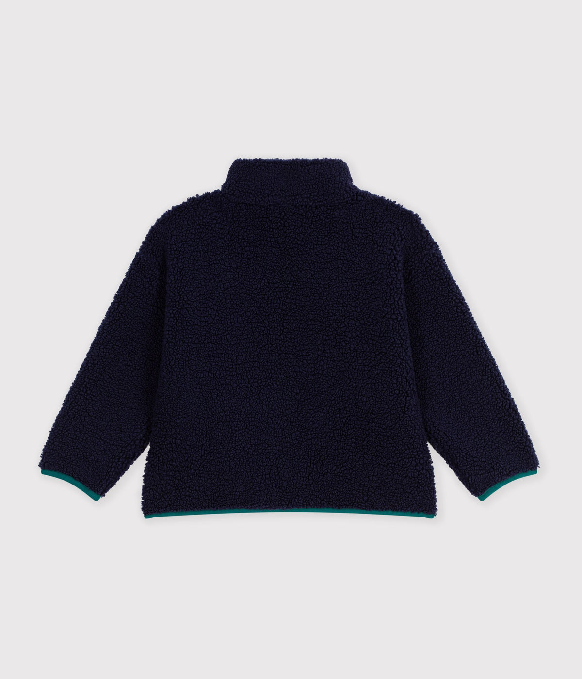 veste enfant en sherpa unie colorblock