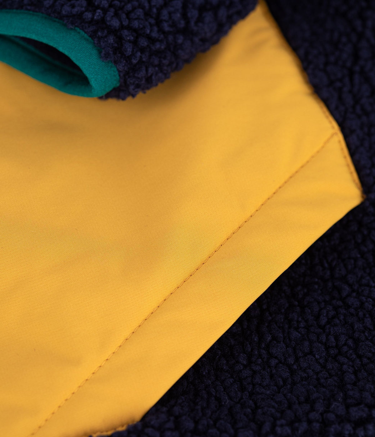 veste enfant en sherpa unie colorblock