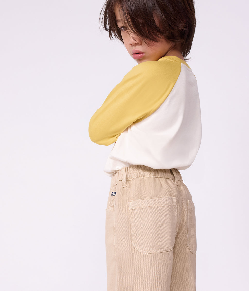 pantalon 5 poches enfant en denim