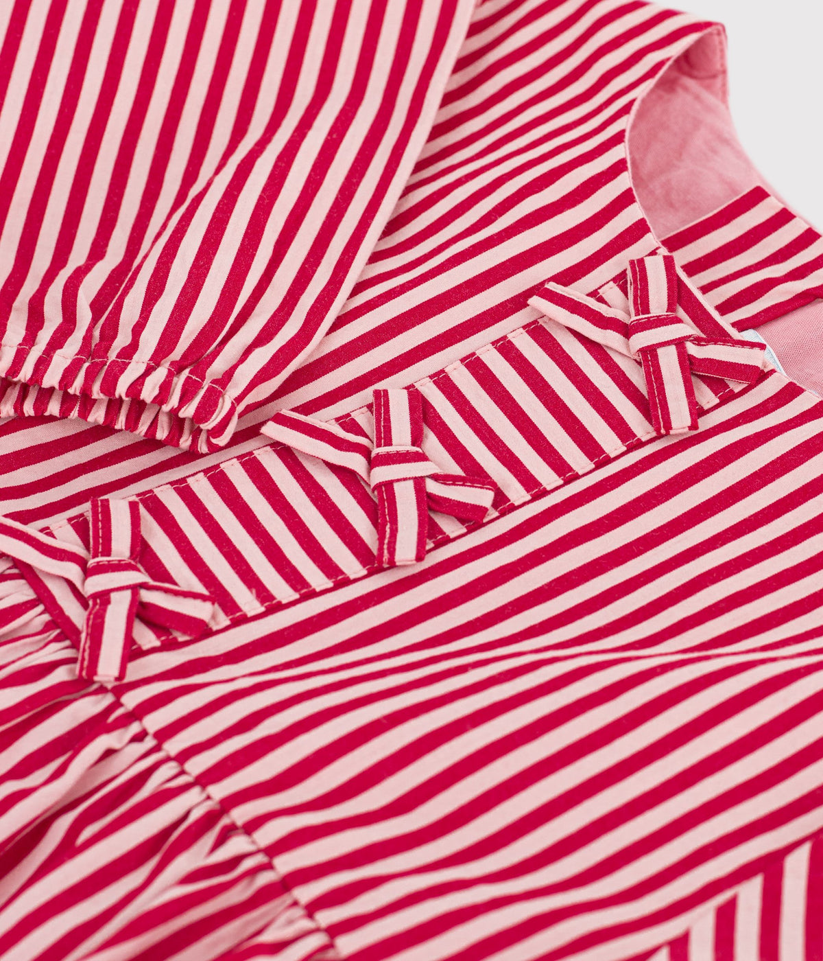 blouse enfant en coton manches longues a rayures