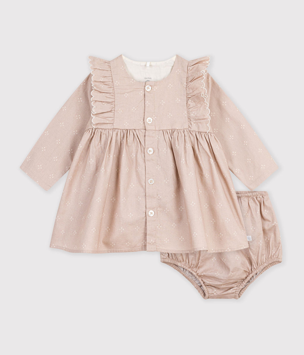 robe bebe en coton imprime graphique