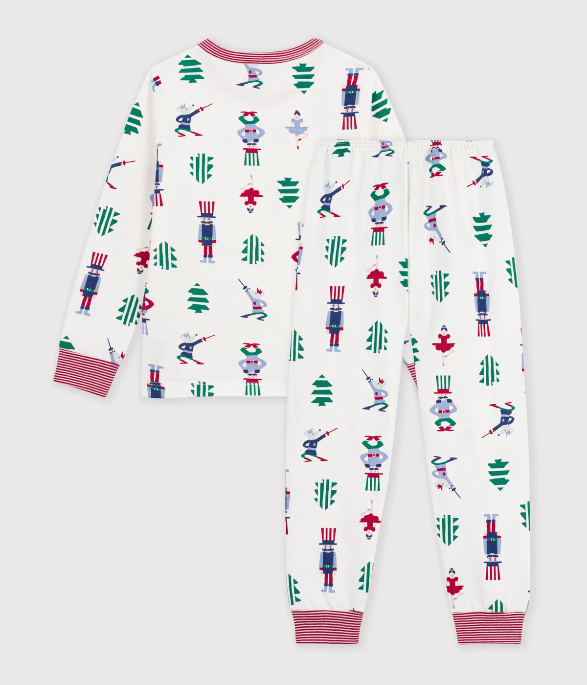 pyjama enfant en molleton imprime noel