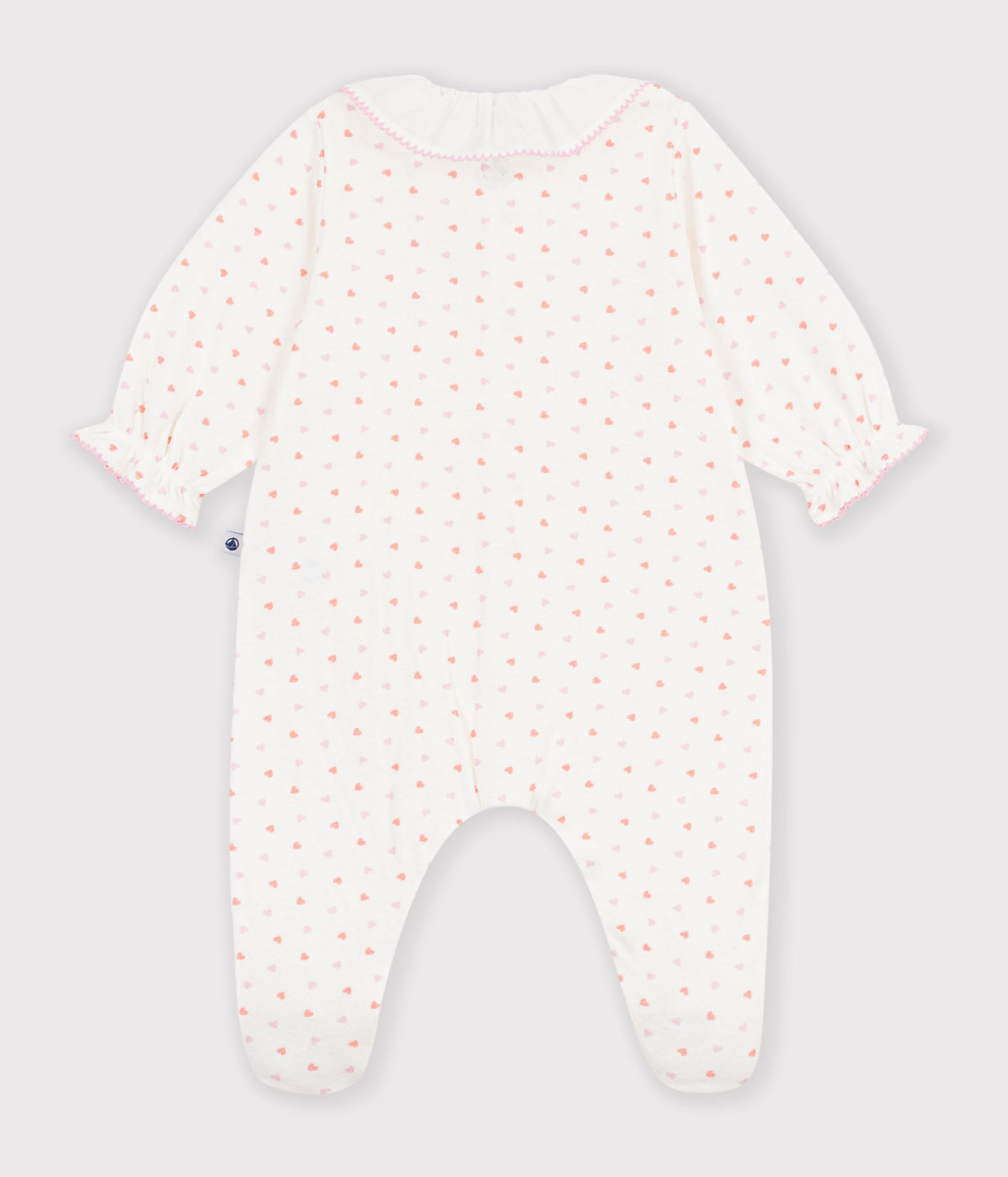 pyjama bebe en tubique imprime a coeurs