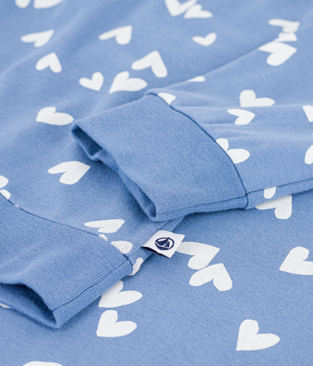 pyjama femme en coton imprime coeurs