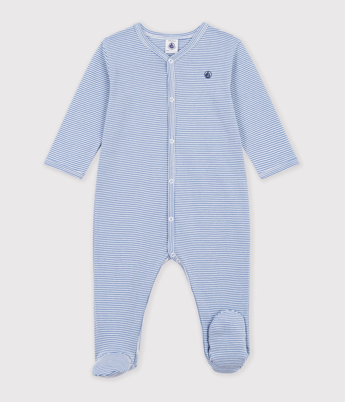 pyjama bebe en coton a rayures milleraies