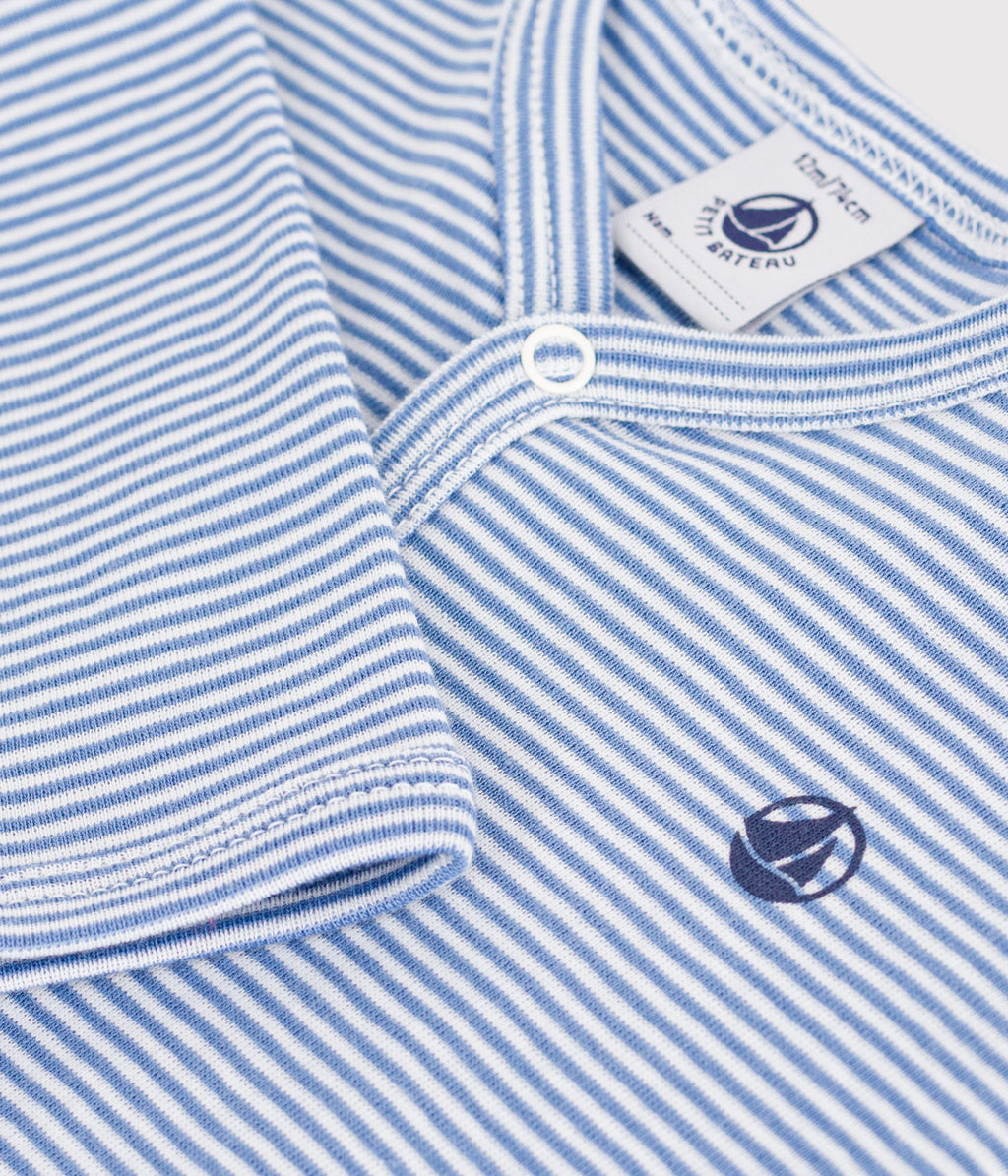 pyjama bebe en coton a rayures milleraies