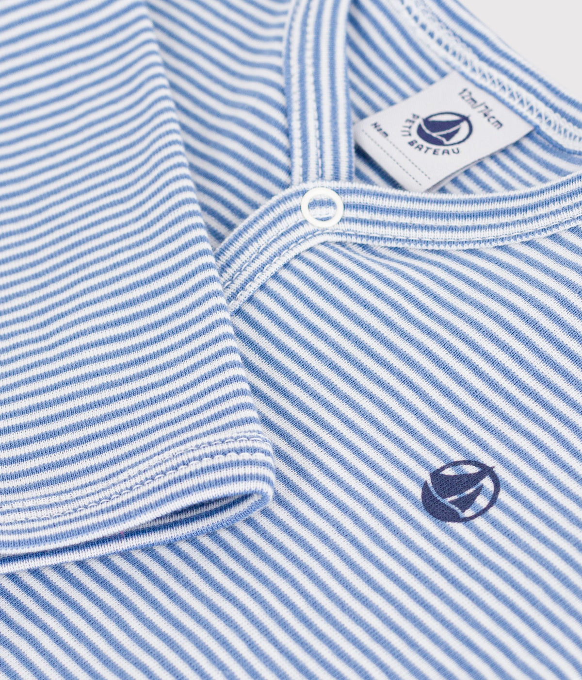 pyjama bebe en coton a rayures milleraies