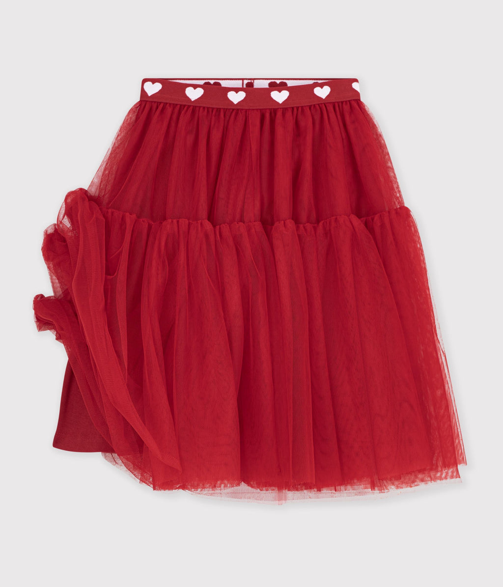 jupe longue en tulle enfant unie