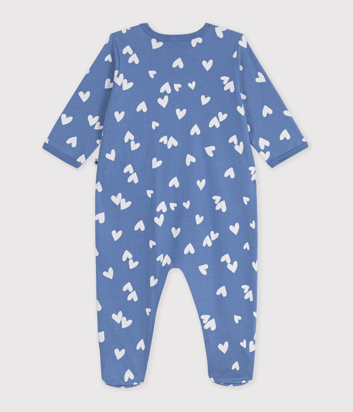pyjama bebe en molleton imprime coeurs