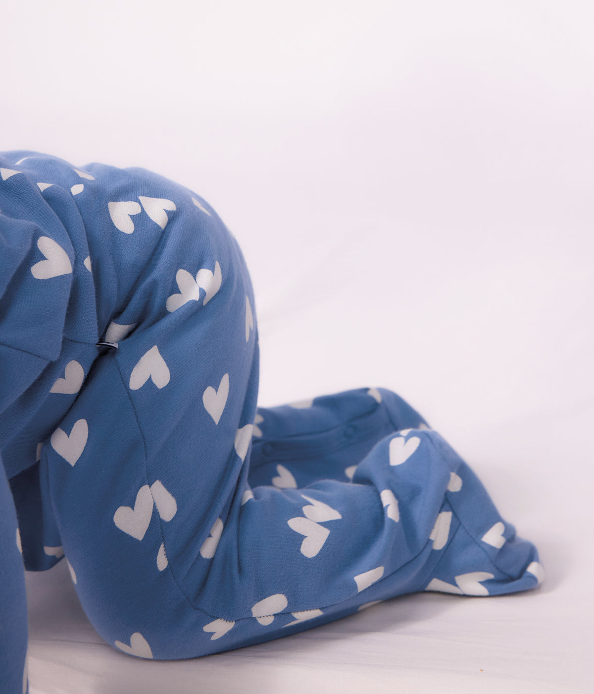 pyjama bebe en molleton imprime coeurs