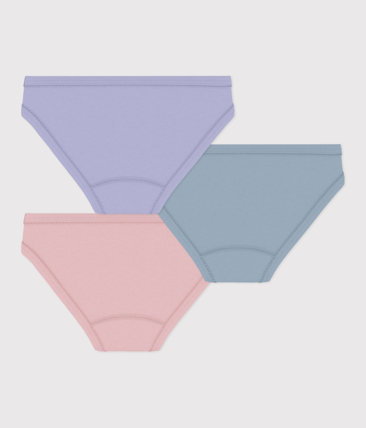 lot de culottes enfant en coton uni