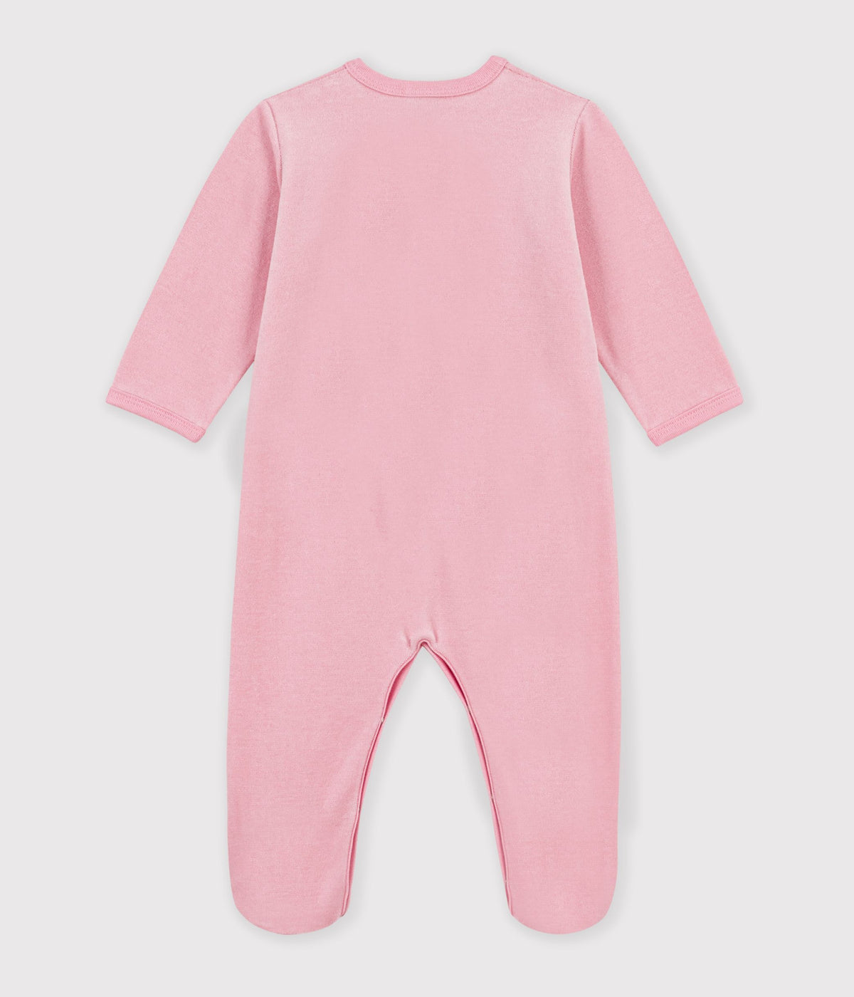 pyjama bebe en velours uni avec motif place