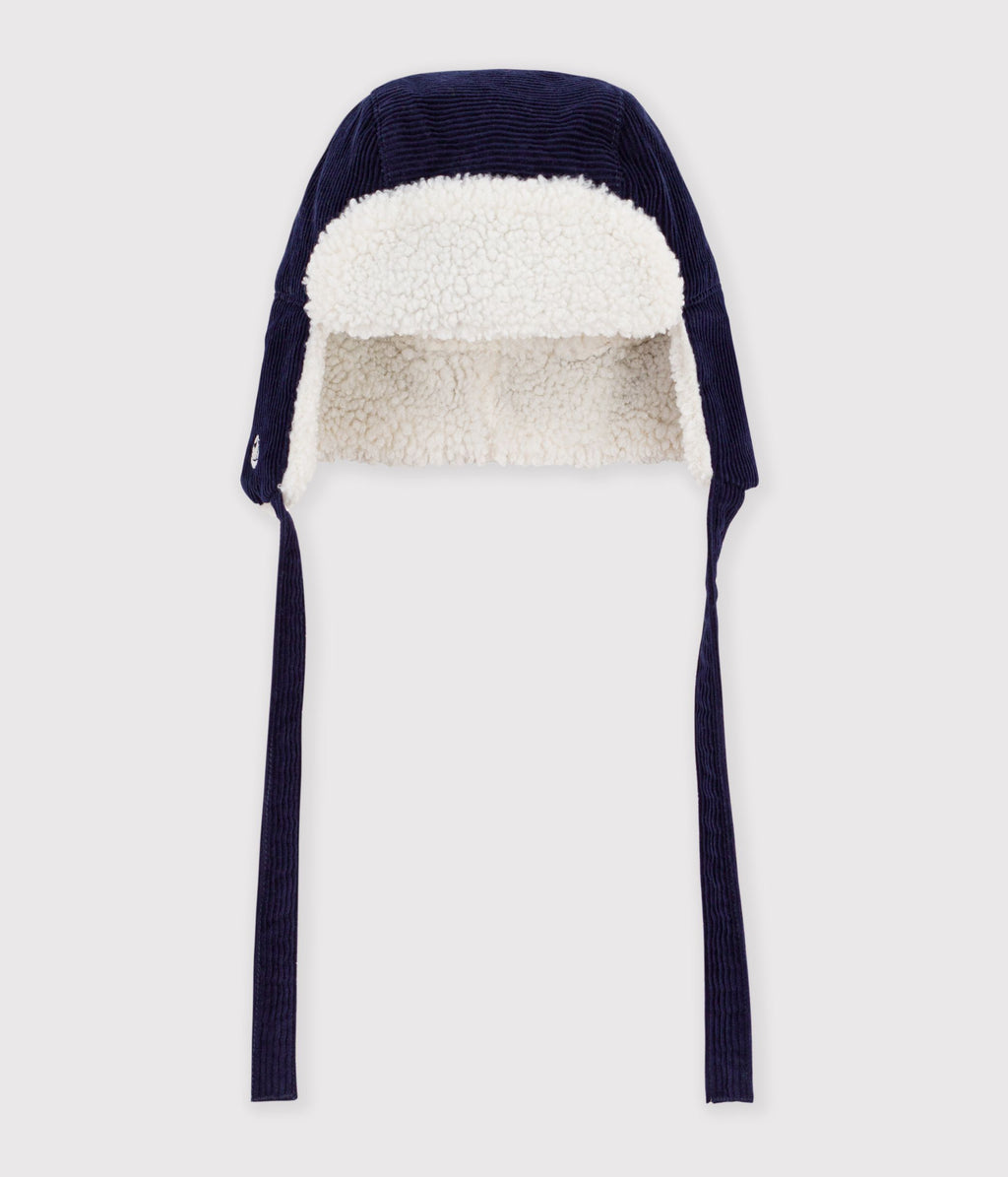 chapka bebe en velours double sherpa