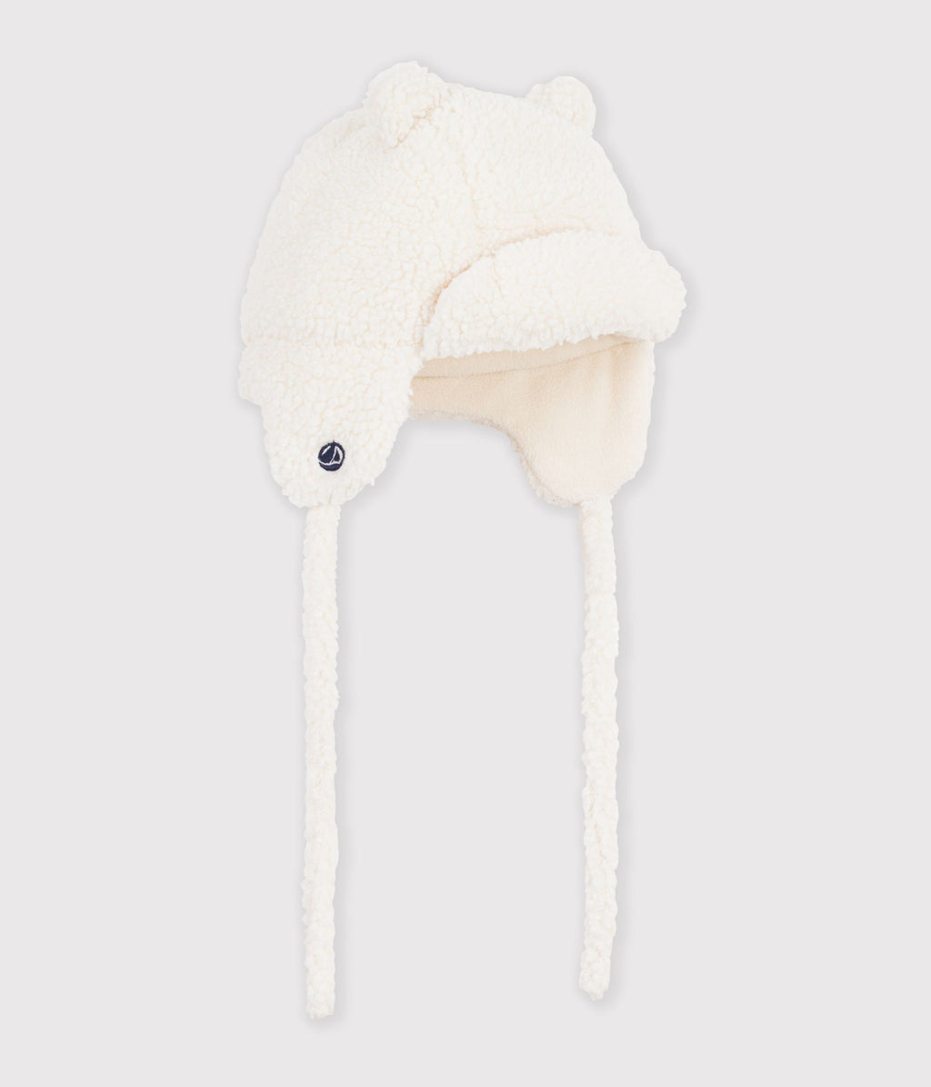 chapka bebe en sherpa avec des oreilles