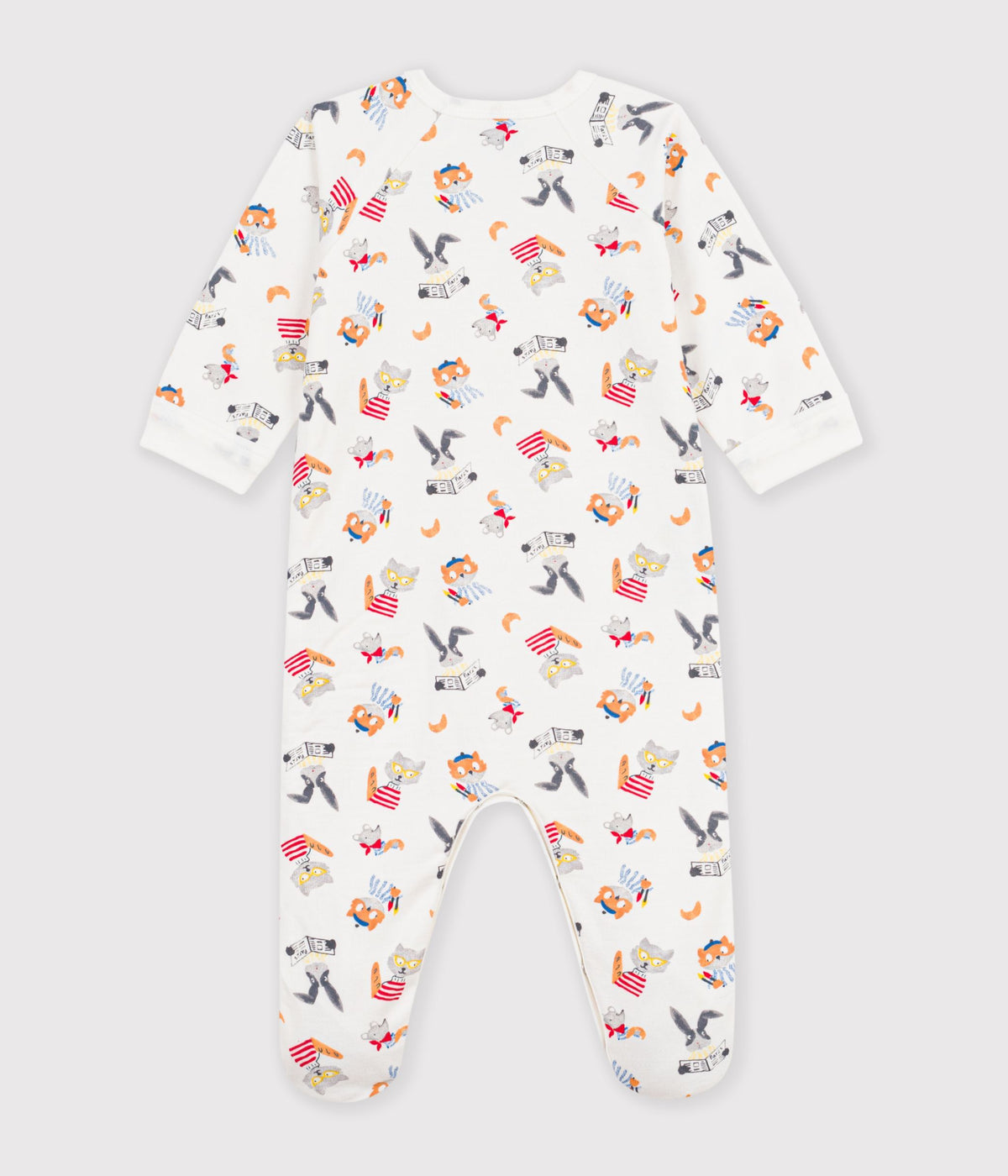 pyjama bebe en molleton imprime animaux