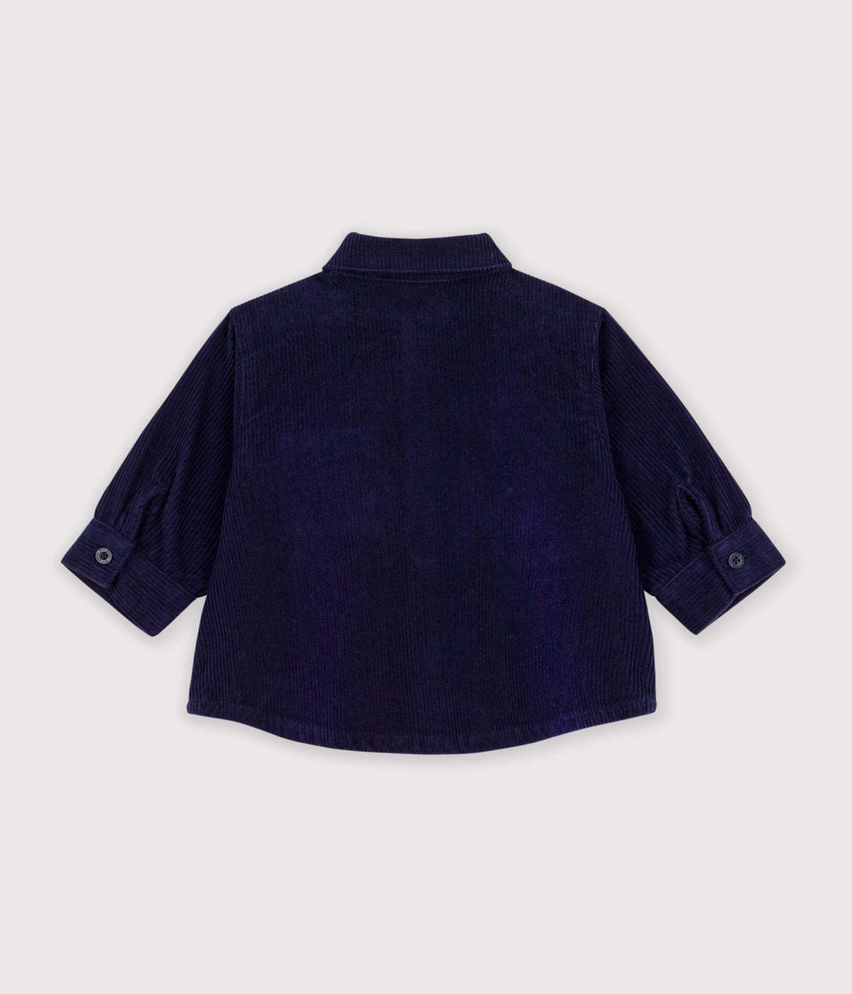 chemise bebe en velours uni