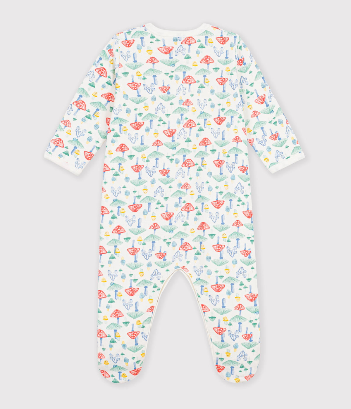 pyjama bebe en molleton imprime champignons