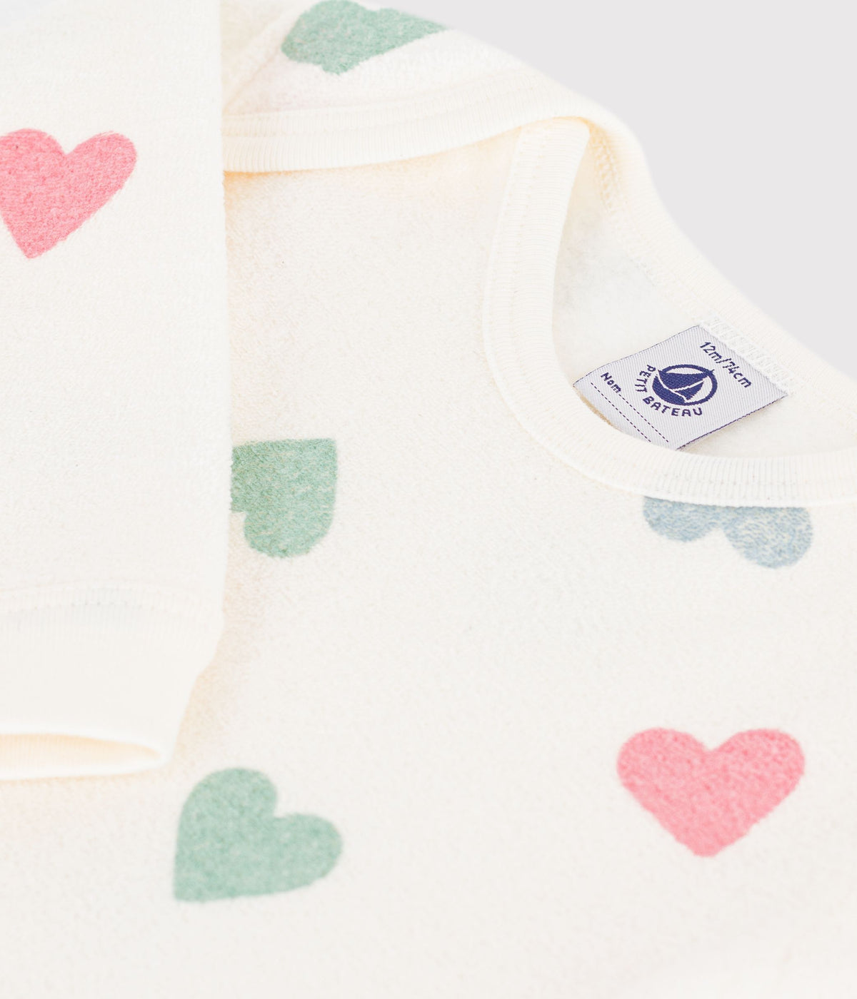 pyjama bebe en coton eponge ouverture sans pression imprime