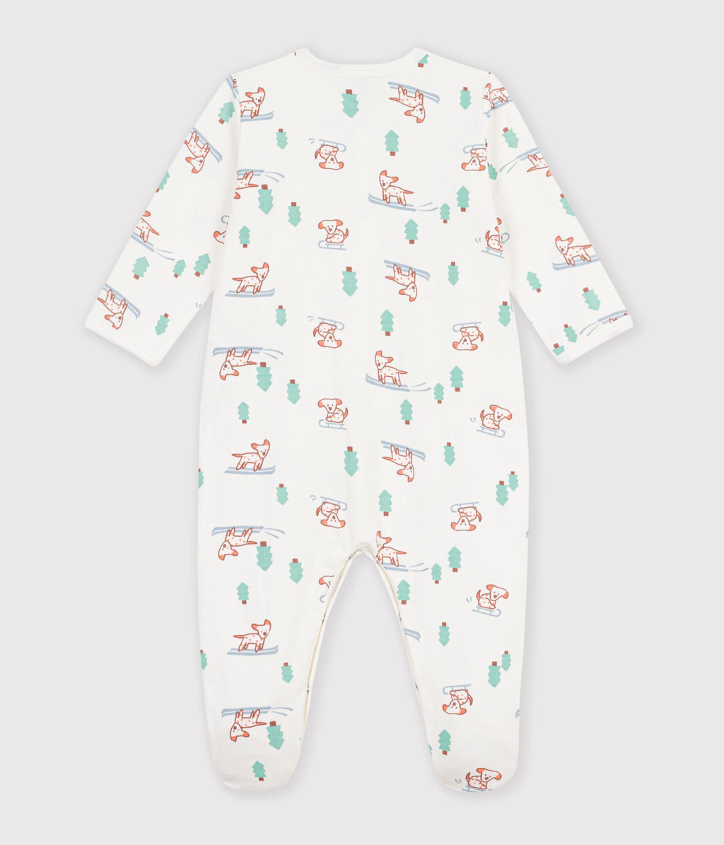 pyjama bebe en molleton imprime chien